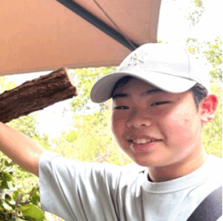 He is 14 years old. Naganori likes basketball and used to be a member of a team. He also likes watching the games. Naganori also likes to watch basketball and soccer. He he likes movies and video games. Naganori is sociable, talkative, considerate, generous, and friendly. He is interested in the nature of Utah and the local lifestyle and culture here. He would like to have many conversations and deepen the bond with his host family. He wants to challenge himself with many things that he cannot experience in Japan.